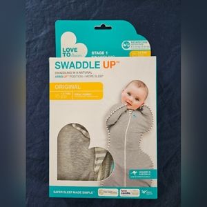 Love To Dream Swaddle UP Adaptive Original Swaddle Wrap - Gray - Small
